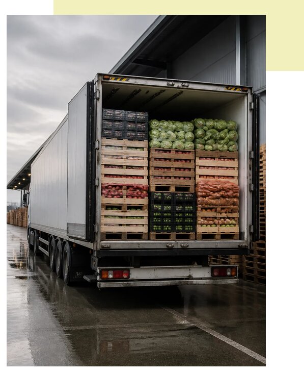 Перевозка плодоовощной продукции в Раменское по цене от 5070 р. | Агросервис-Рмн