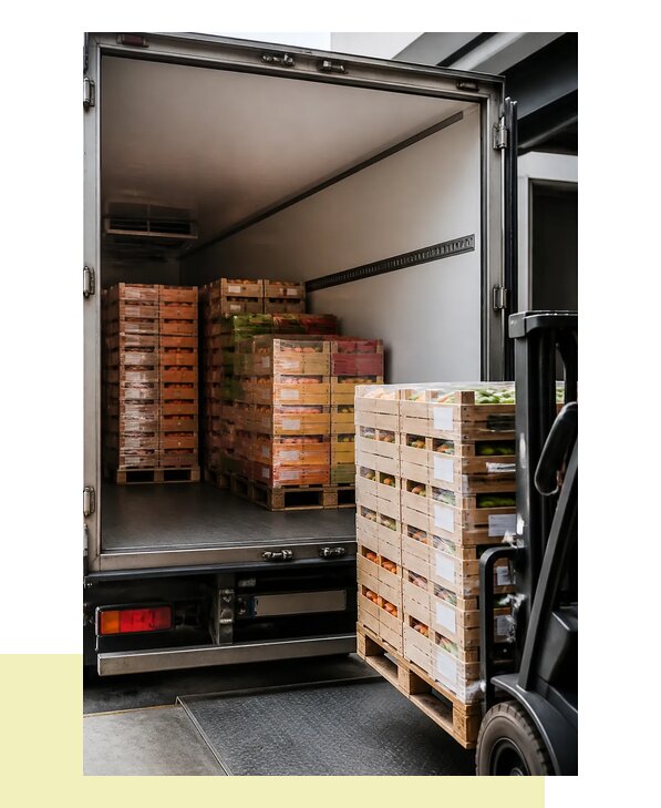 Перевозка сельхозпродукции на паллетах с доставкой в Раменское